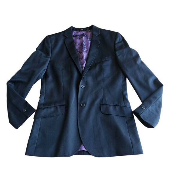Ted baker mens Sz 40R black wool blend blazer - Picture 1 of 9